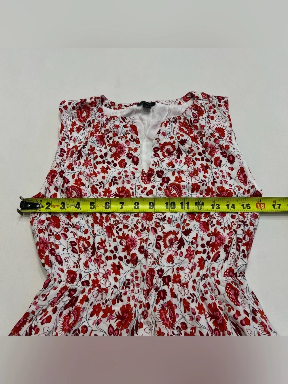 Ann Taylor Factory Boho A Line Dress Sz XS Floral Paisley Sleeveless Summer - Picture 6 of 8